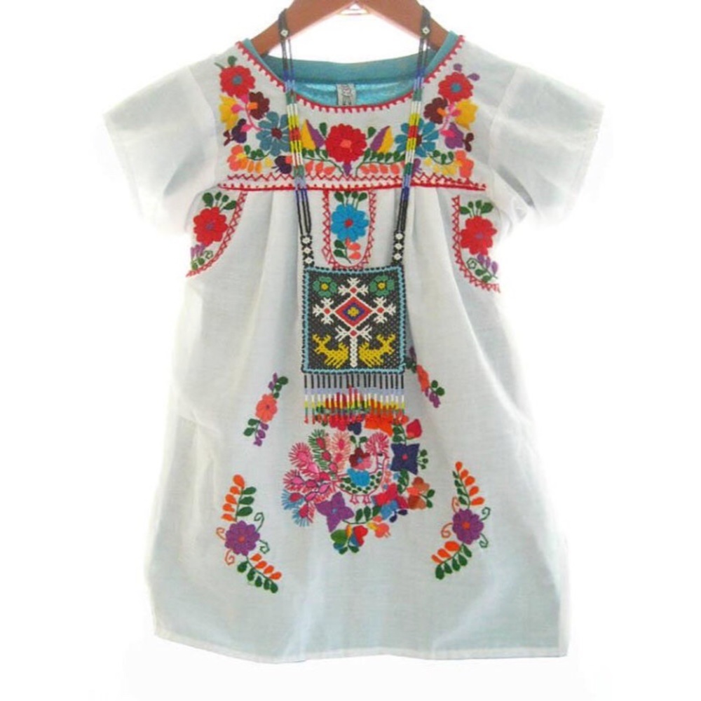 Mexican Baby Dress Embroidered